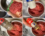 キノコと デミソースの 煮込みハンバーグ作り方4写真
