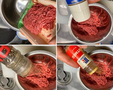 キノコと デミソースの 煮込みハンバーグ作り方4写真