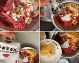 キノコと デミソースの 煮込みハンバーグ作り方5写真