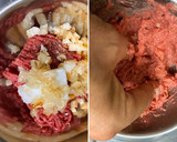キノコと デミソースの 煮込みハンバーグ作り方6写真