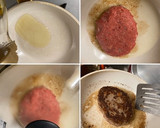 キノコと デミソースの 煮込みハンバーグ作り方7写真
