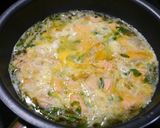 簡単！銀鮭豆苗の卵とじ作り方3写真