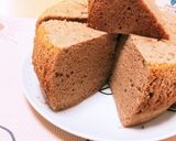 炊飯器で作るココアのシフォンケーキ作り方14写真