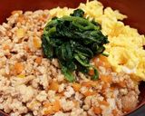 簡単30分◎フライパンで4色そぼろ丼作り方11写真
