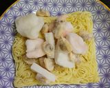 レンジで簡単!海鮮塩焼きそば作り方1写真