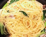 栄養たっぷり♡きのこの柚子味噌パスタ作り方4写真