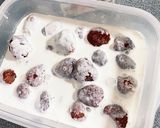 冷凍いちごでアイス作り方2写真