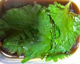 【簡単】紫蘇の醤油漬け作り方2写真