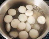 簡単やわもち〜♡白玉粉で甘辛だんご作り方4写真