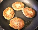 mさば缶入り 和風ひき肉ハンバーグ作り方3写真