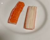 お弁当に!手毬カニカマ!作り方1写真