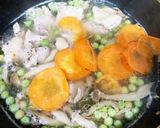 鳥とお豆さんの炊いたん作り方4写真