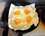キャベツと玉子の巣ごもりトースト作り方3写真