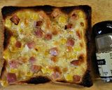 ベーコーンマヨトースト　朝食作り方6写真