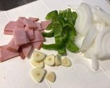 スパゲッティトマトケチャップ炒め作り方1写真