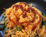 スパゲッティトマトケチャップ炒め作り方7写真