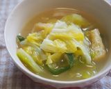 春キャベツの味噌汁♪甘くて美味♪作り方6写真