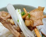 豚バラと天かすの柚子胡椒炒め作り方5写真