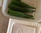 納豆とオクラのトースト作り方1写真