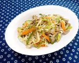 切干大根と豚肉のマヨポン炒め✿作り方8写真