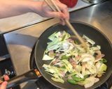 フライパンだけで！ズボラクリームパスタ♪作り方2写真