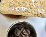 炊飯器でカボチャチョコレートチーズケーキ作り方2写真