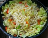 タケノコ入り焼きうどん作り方5写真