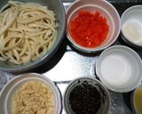 犬ご飯　鶏と野菜の中華麺作り方1写真