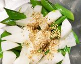 レンジ大根スナップエンドウ甘酢塩きんぴら作り方12写真