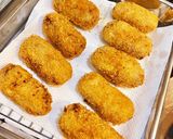 綺麗に揚げるサクサクコロッケ。卵乳不使用作り方9写真