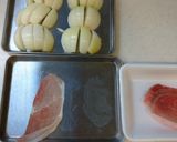 シンプル!新玉ねぎの肉巻き作り方1写真