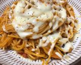 鯖缶カレーのパスタ作り方1写真