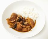 豚スネとキノコのカレー作り方19写真