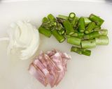 アスパラとベーコンのクリームスープ作り方1写真