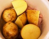 新じゃがとベーコンの煮物作り方2写真