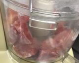 スライス肉からミンチを作るハンバーグ作り方2写真