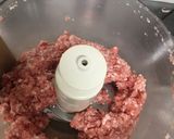 スライス肉からミンチを作るハンバーグ作り方3写真