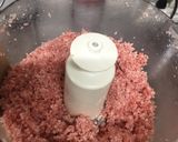 スライス肉からミンチを作るハンバーグ作り方4写真