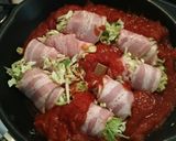 春キャベツの逆ロールのトマト煮作り方2写真