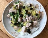 鶏と野菜のあんかけ丼作り方4写真