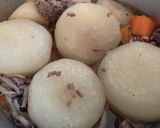 大根人参としめじのそぼろ煮☆作り方6写真