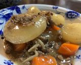 大根人参としめじのそぼろ煮☆作り方8写真