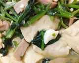 ご飯がすすむ！ほうれん草と豆腐の炒め物作り方5写真