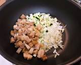 ズッキーニの江戸菜あんかけ炒飯♪作り方3写真