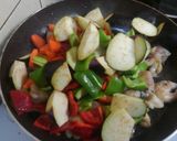 野菜たっぷりスイートサワーチキン作り方5写真