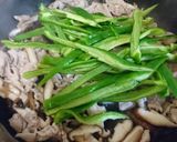 肉野菜炒め（ピーマン・生きくらげ等）作り方7写真