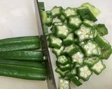 オクラときゅうりの乾物和え作り方4写真