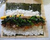 韓国巻きずし 牛肉キンパ作り方6写真