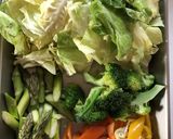 たっぷり野菜と豚もも肉のオイスター炒め作り方1写真