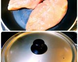 フライパン1つで簡単鶏ハム☆作り方3写真